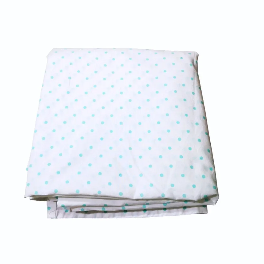 Brand New Pottery Barn Kids 100% Organic Cotton Polka Dot Full Flat Sheet